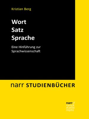 cover image of Wort – Satz – Sprache